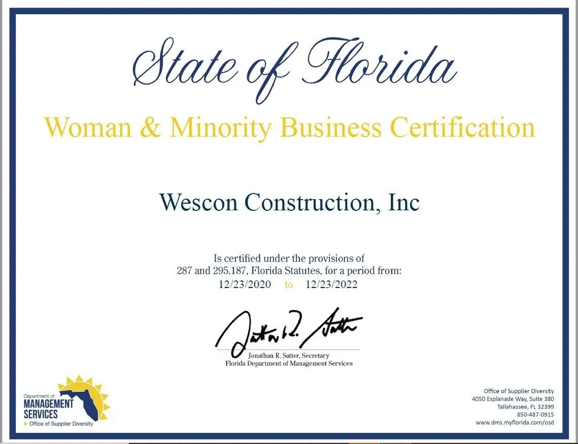 Wescon Construction, Inc