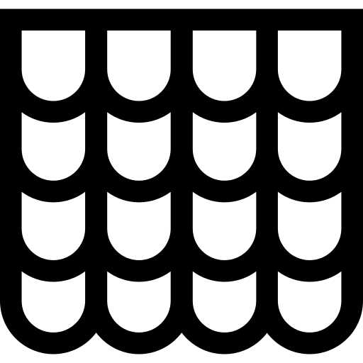 A simple black and white seamless scale pattern.