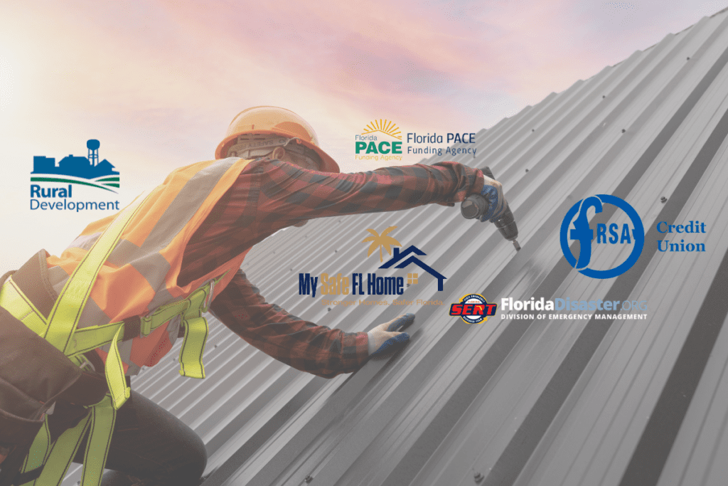 Roofing grants logos