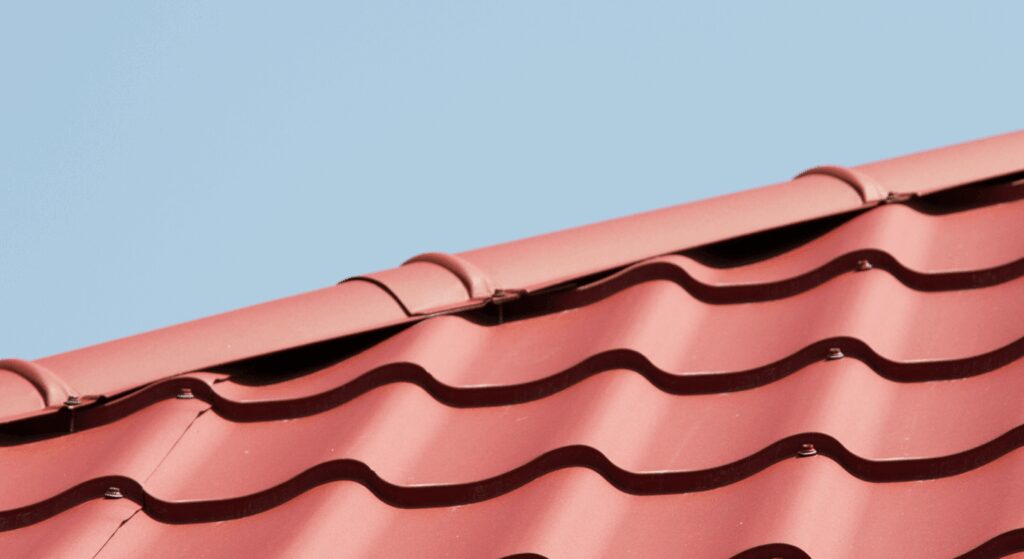 metal roof tile that looks like clay