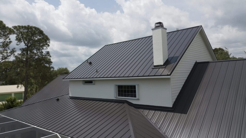grey roofing