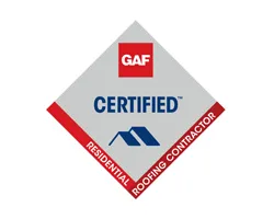 gaf residential roofing certified logo
