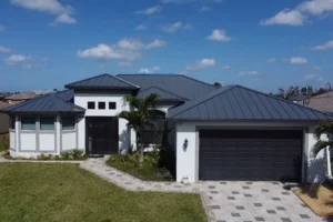 stylish metal roof