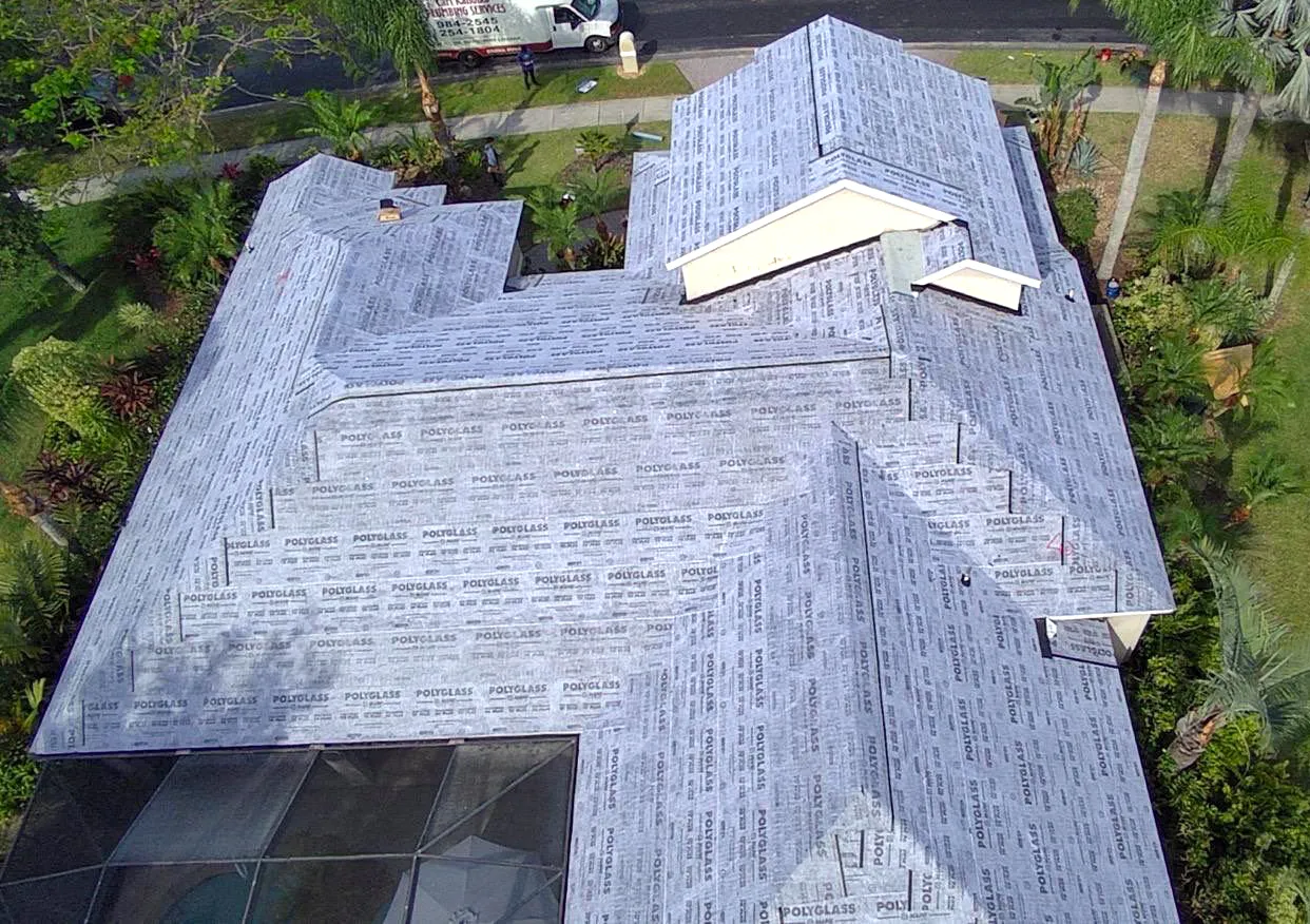 polyglass tpu underlayment for a new tile roof