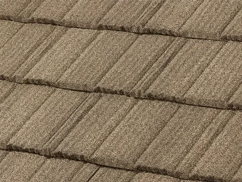 example of unified steel stone coated metal tile panel